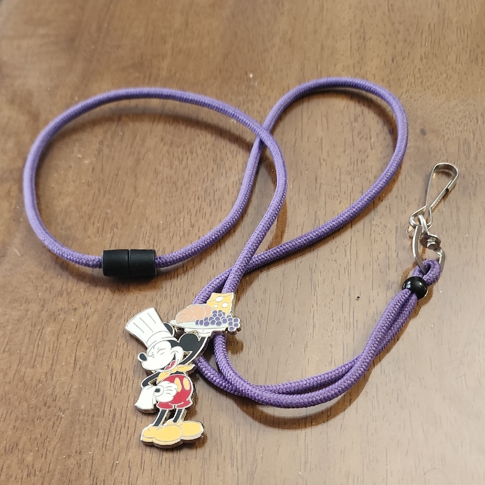 Purple Kids Lanyard with Cartoon Charm